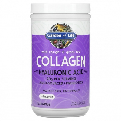  Garden of Life Collagen Hyaluronic Acid 270 