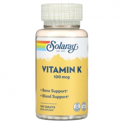  Solaray Vitamin K 100  100 