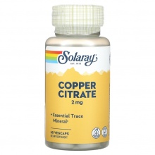  Solaray Copper Citrate 2  60 